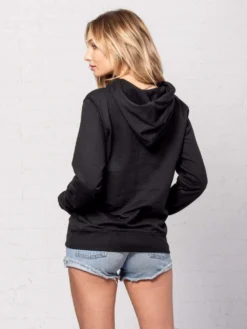 Big R Script Jr Hoodie - Black/White -The Urban Hoodie Sales reckless girls womens fleece hoodies big r script jr hoodie black white 1644984074255