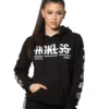 Strike Thru Jr Hoodie - Black
