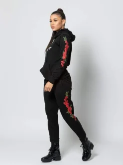 Tribute Jr. Hoodie - Black/Red -The Urban Hoodie Sales reckless girls womens fleece hoodies tribute jr hoodie black red 6661734531175