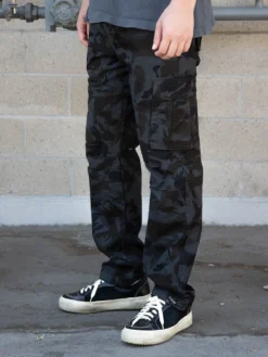 Ambush Cargo Pants - Black Camo -The Urban Hoodie Sales young and reckless mens bottoms cargos ambush cargo pants black camo 31005261758567