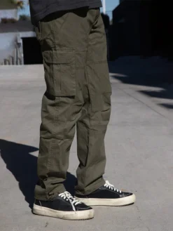 Ambush Cargo Pants - Olive -The Urban Hoodie Sales young and reckless mens bottoms cargos ambush cargo pants olive 30342257836135