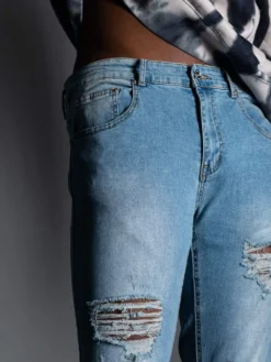 Carthage Jeans - Light Indigo -The Urban Hoodie Sales young and reckless mens denim carthage jeans light indigo 28396836061287