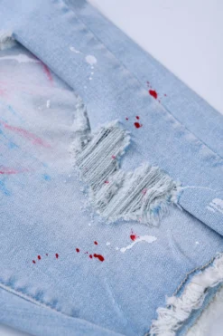 Finn Denim Shorts - Light Indigo -The Urban Hoodie Sales young and reckless mens denim finn denim shorts light indigo 29178173456487