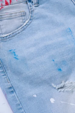 Finn Denim Shorts - Light Indigo -The Urban Hoodie Sales young and reckless mens denim finn denim shorts light indigo 29178173882471