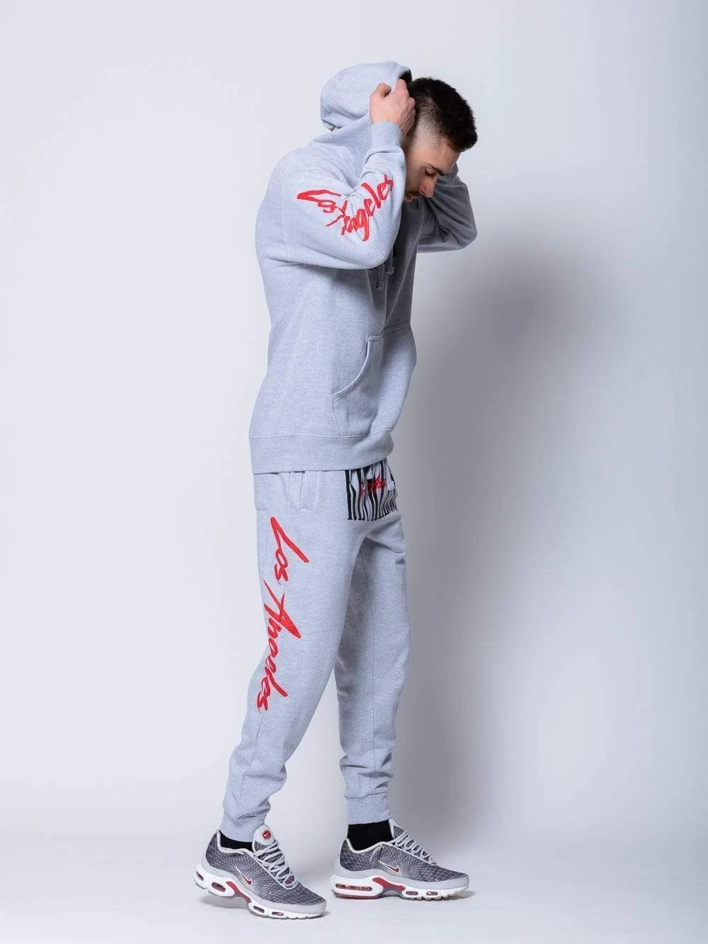 LA Vintage Sweatpants - Heather Grey 5 LA Vintage Sweatpants - Heather Grey - Image 5