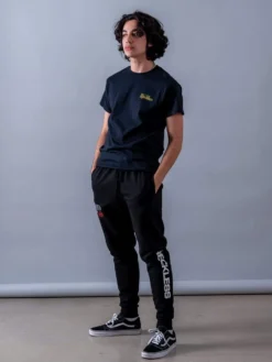 Trespass Sweatpants - Black -The Urban Hoodie Sales young and reckless mens fleece sweatpants trespass sweatpants black 28398763081831