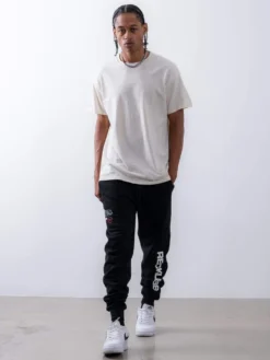 Trespass Sweatpants - Black -The Urban Hoodie Sales young and reckless mens fleece sweatpants trespass sweatpants black 28628265402471