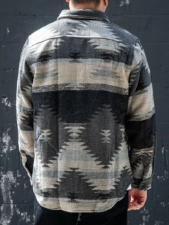 Dakota Fleece Overshirt - Granite -The Urban Hoodie Sales young and reckless mens outerwear dakota fleece overshirt granite 30625959968871