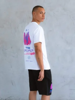 Atlas Tee - White -The Urban Hoodie Sales young and reckless mens tops graphic tee atlas tee white 28464455057511