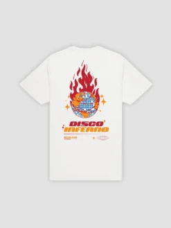 Disco Inferno Tee - White
