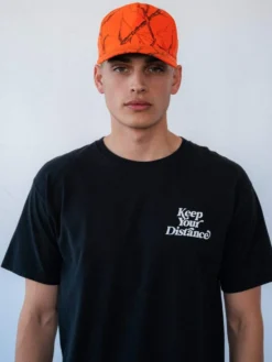 Keep Your Distance Tee - Black -The Urban Hoodie Sales young and reckless mens tops graphic tee keep your distance tee black 28417574568039