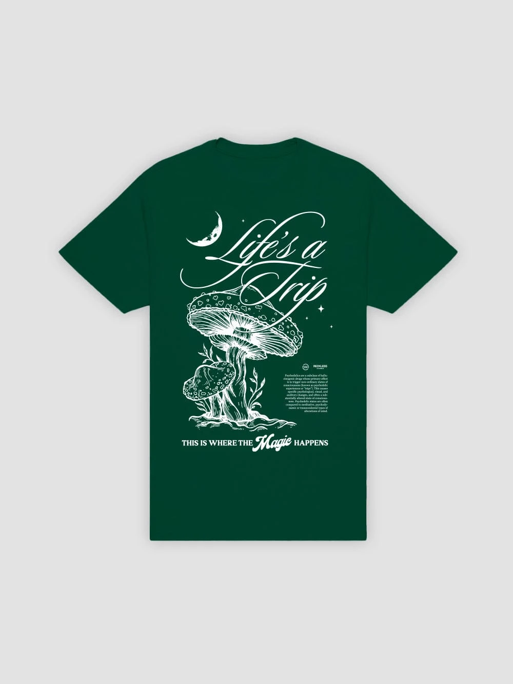 Life's A Trip Tee - Forest Green 1 Life's A Trip Tee - Forest Green