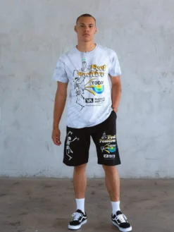 Positive Tee - Cement Tie Dye