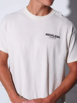 Standard Issue Tee - Natural -The Urban Hoodie Sales young and reckless mens tops graphic tee standard issue tee natural 28482479980647