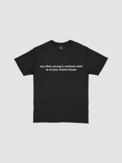 Y&R X Hazheart Moms House Tee - Black