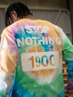 Fast Track Long Sleeve - Tie Dye -The Urban Hoodie Sales young and reckless mens tops long sleeve fast track long sleeve tie dye 29158544867431