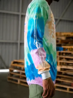 Framework Long Sleeve - Tie Dye -The Urban Hoodie Sales young and reckless mens tops long sleeve framework long sleeve tie dye 29158485950567