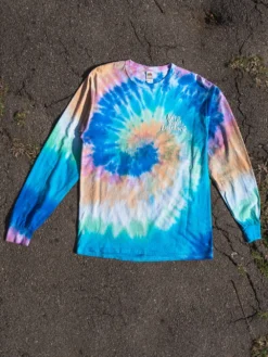 Keep Your Distance Long Sleeve - Tie Dye -The Urban Hoodie Sales young and reckless mens tops long sleeve keep your distance long sleeve tie dye 29081211404391