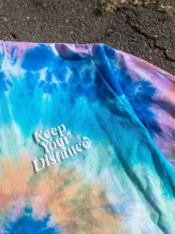 Keep Your Distance Long Sleeve - Tie Dye -The Urban Hoodie Sales young and reckless mens tops long sleeve keep your distance long sleeve tie dye 29081229426791