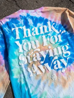 Keep Your Distance Long Sleeve - Tie Dye -The Urban Hoodie Sales young and reckless mens tops long sleeve keep your distance long sleeve tie dye 29081240600679