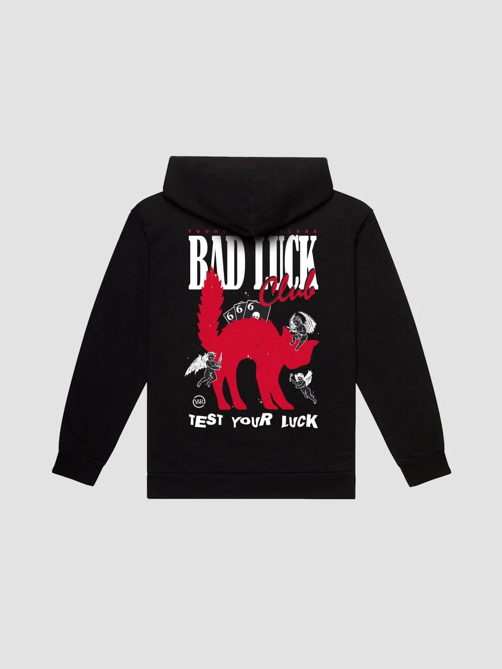 Bad Luck Club Hoodie - Black 3 Bad Luck Club Hoodie - Black - Image 3