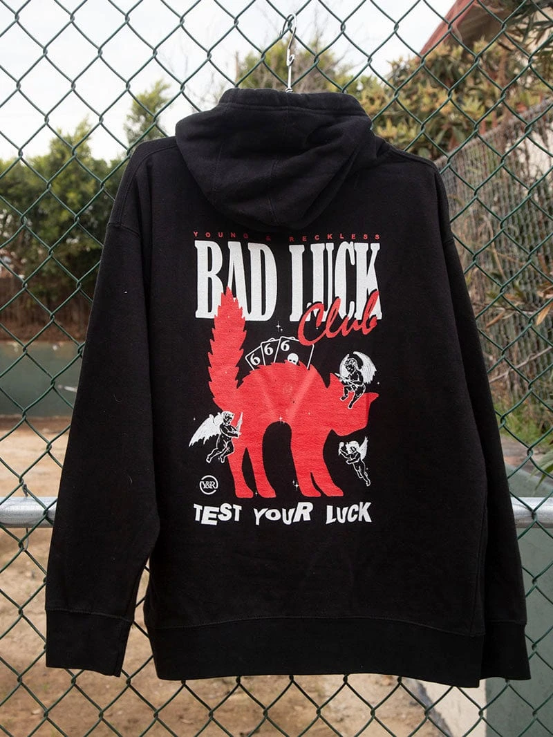 Bad Luck Club Hoodie - Black 1 Bad Luck Club Hoodie - Black