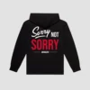 Not Sorry Hoodie - Black