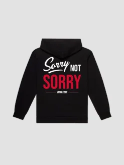 Not Sorry Hoodie - Black