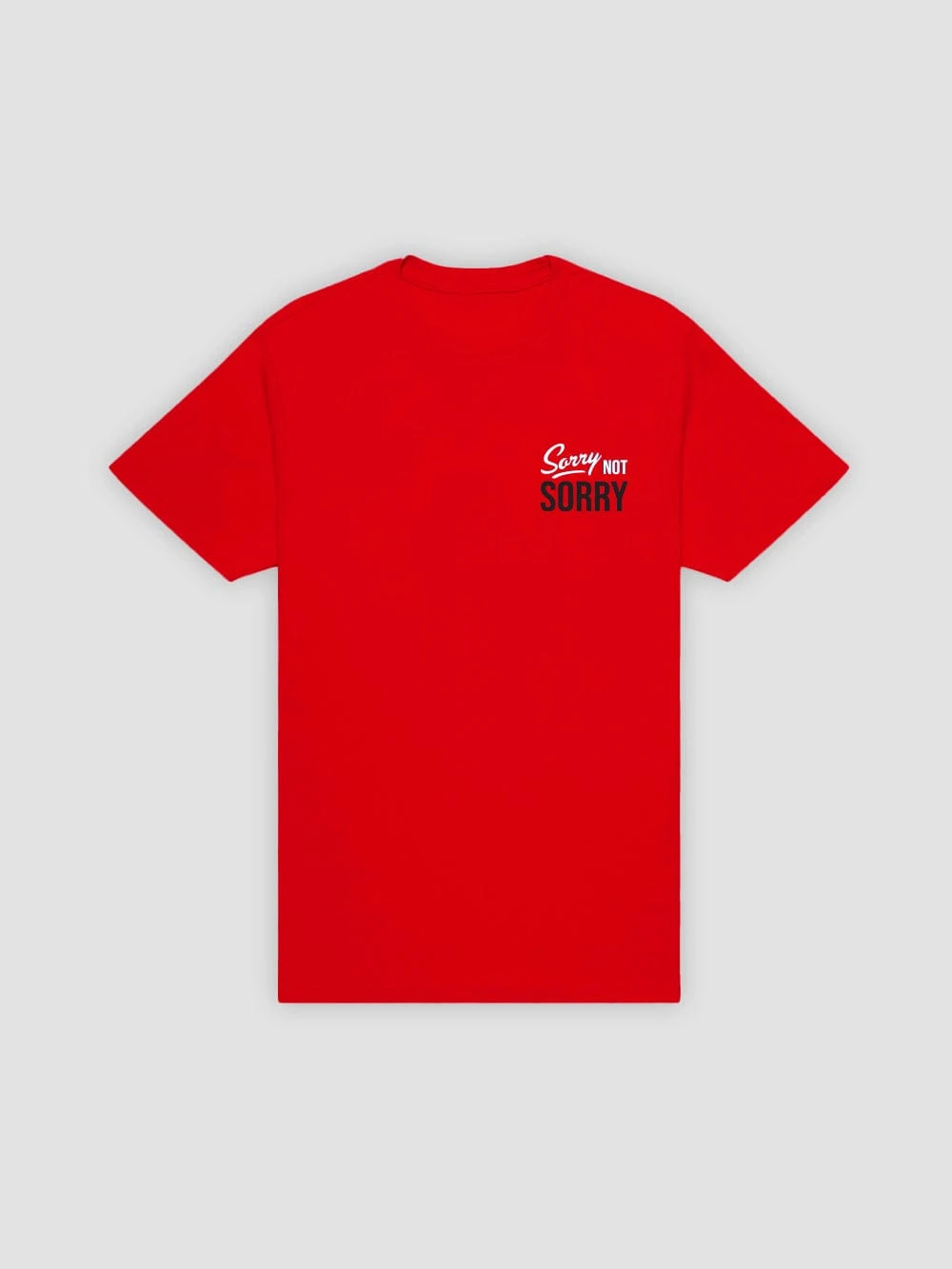 Not Sorry Tee - Red 2 Not Sorry Tee - Red - Image 2