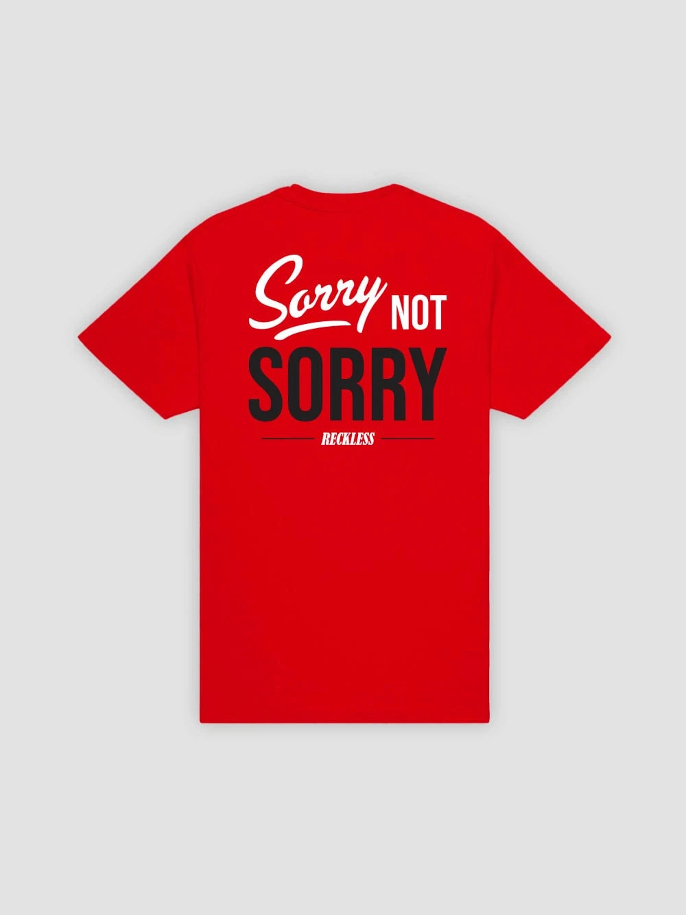 Not Sorry Tee - Red 1 Not Sorry Tee - Red
