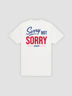 Not Sorry Tee - White