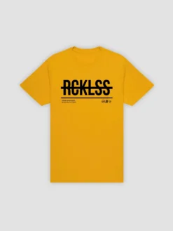 Strike Thru Tee - Gold
