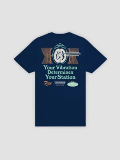 Vibrations Tee - Navy