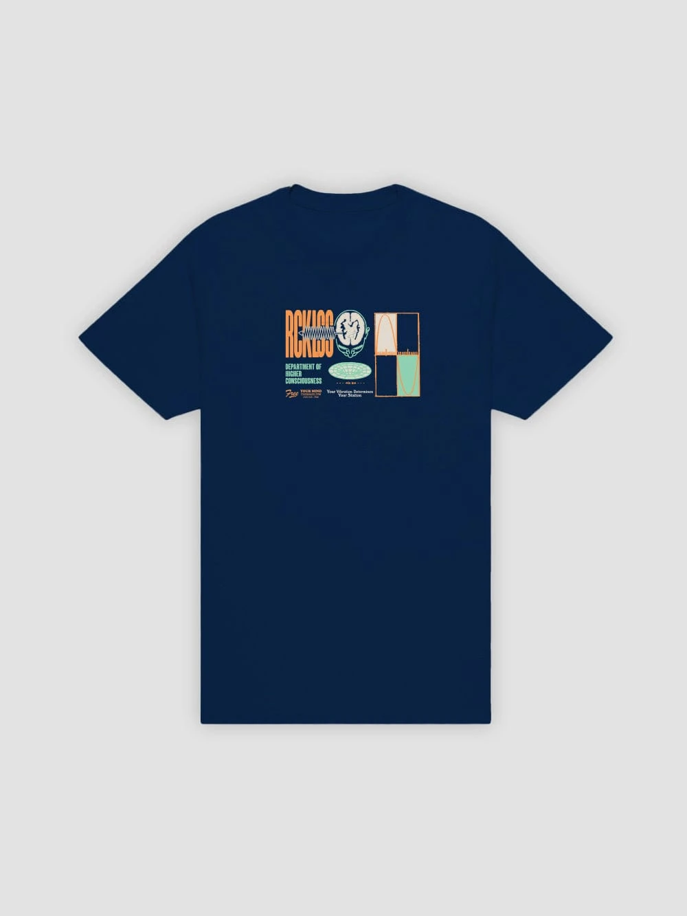 Vibrations Tee - Navy 2 Vibrations Tee - Navy - Image 2